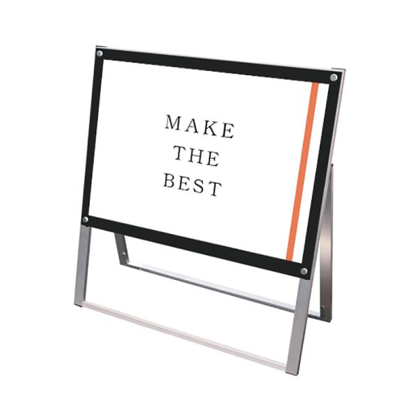 スタンド看板 a看板 店舗 ポスター用スタンド看板 A1ヨコ 片面 ブラック PSSK-A1YKB