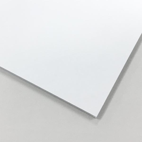 アルミ複合板 アートパネル 不燃 白 3mm 1X2 (1000X2000mm) 2枚 FR305-SIGN 艶有／サービス塗装 看板 アルミパネル