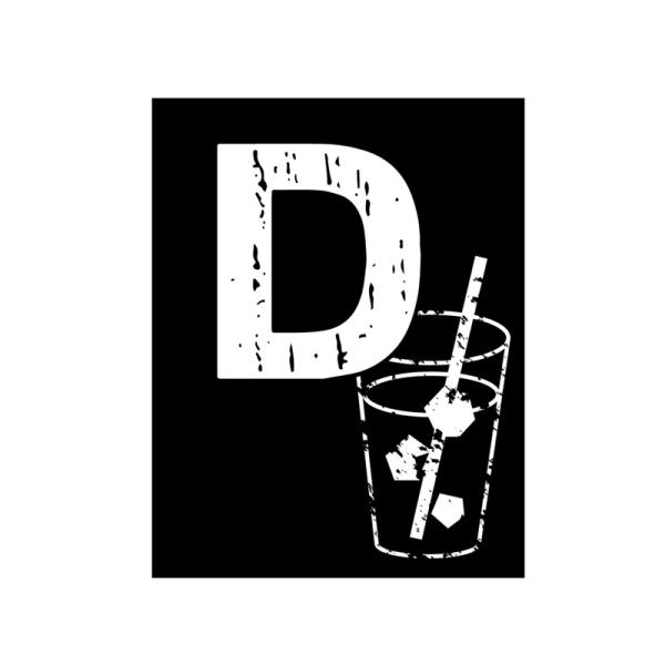 キャンバスアート インテリア アルファベット 英語 おしゃれ 壁掛け CANVAS Alphabet D F12 No.43216