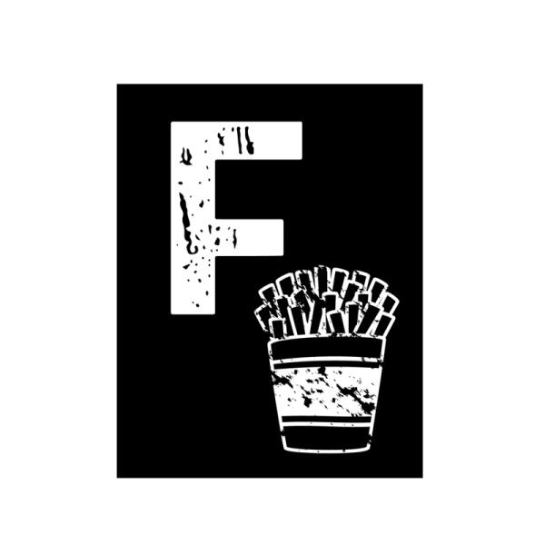 キャンバスアート インテリア アルファベット 英語 おしゃれ 壁掛け CANVAS Alphabet F F12 No.29241