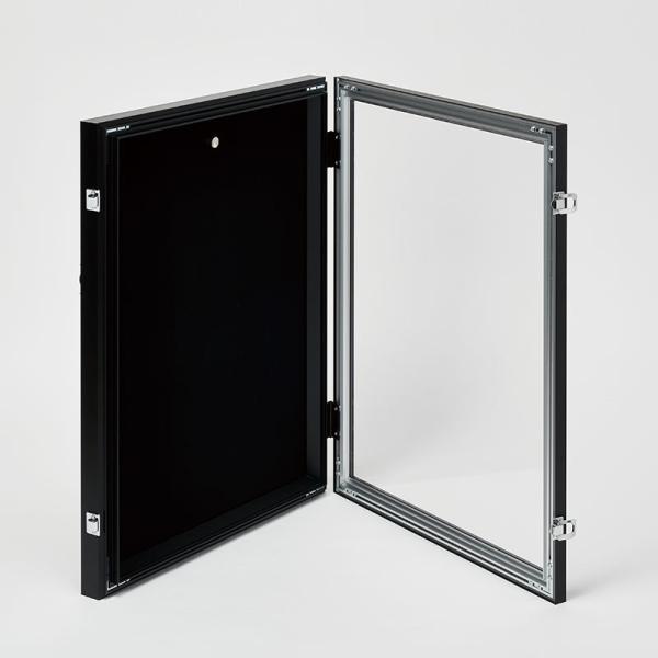 ユニフォームケース ユニフォーム額 額縁 アクリル アルナ Lサイズ 前開き式 ディスプレイ壁掛け 簡単 コレクション 野球 サッカー スポーツバー