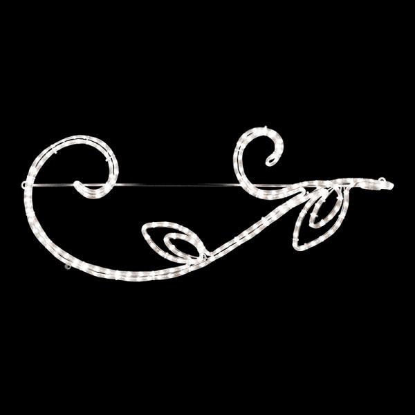 イルミネーション 屋外 LEDロープライト ゴシックダブルリーフブランチ 57053***