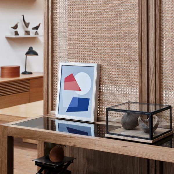 額縁 額 フレーム アルミ アルミフレーム アクリル アルナ デッサン額 FW 300角 シルバー 作品 壁 壁面 おしゃれ インテリア