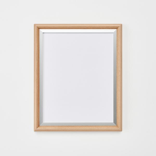 額縁 額 フレーム アルミ アルミフレーム アクリル アルナ デッサン額 エトルタ 350角 ナチュラル 作品 壁 壁面 おしゃれ インテリア