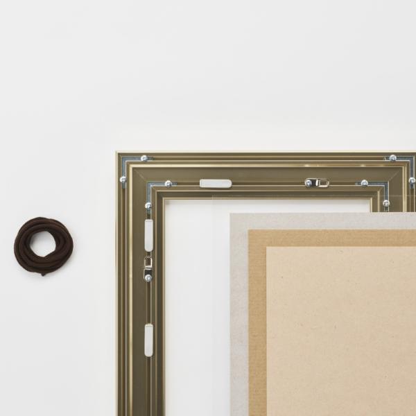 額縁 額 フレーム アルミ アルミフレーム アクリル アルナ デッサン額 HVL 700角 ネオホワイト 作品 壁 壁面 おしゃれ インテリア