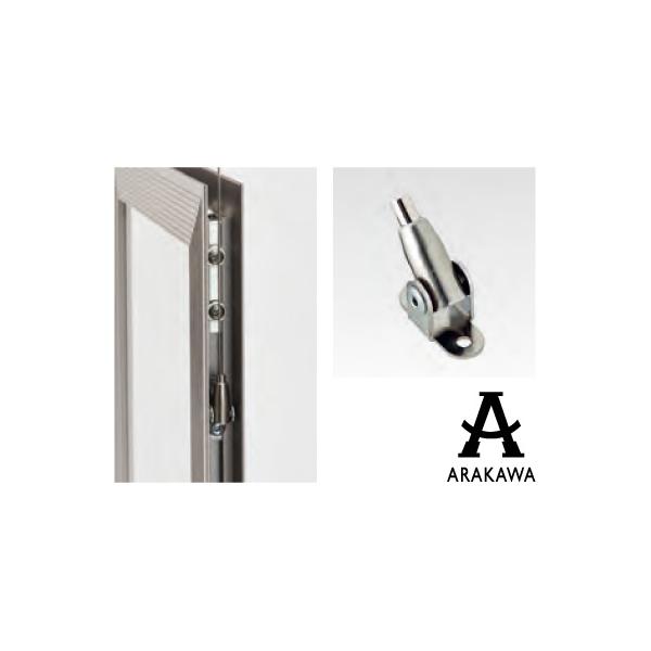 ポスターフレーム ポスター額 A4 ALUMIUM SERIES 05 DUO 両面アクリル マットブラック 屋内用 縦吊り看板 おしゃれ_5