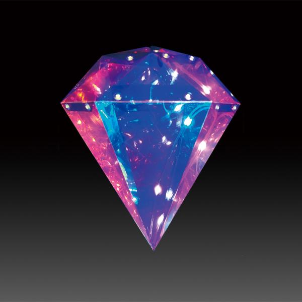 イルミネーション LEDドリームカラーテーバーダイヤモンド ダーク 小 62447-02