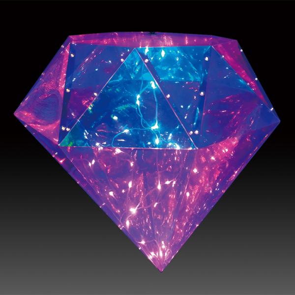 イルミネーション LEDドリームカラーテーバーダイヤモンド ダーク 大 62445-02