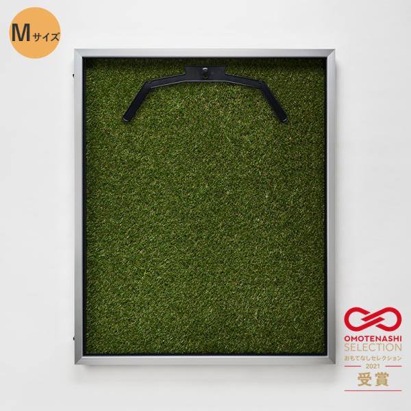 ユニフォームケース ユニフォーム額 額縁 前開き式 人工芝 UVカット アクリル アルナ Mサイズ 2.0mm シルバー