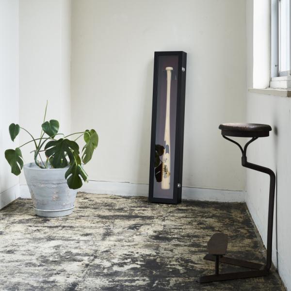 コレクションケース バットケース アクリルケース 1.5mm通常アクリル オーク(布カラー：メープル別珍) アルナ