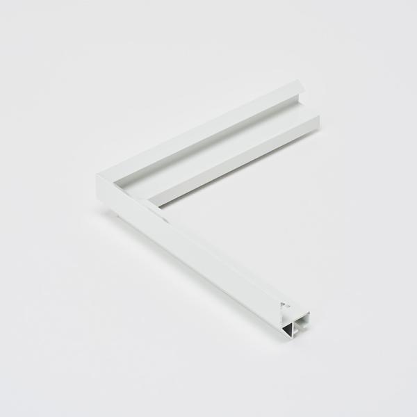 ポスターフレーム ポスター額 ALUMIUM SERIES01 CUT  702x502 ホワイト 屋内用 店舗 看板 ポスターパネル アルミフレーム