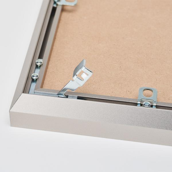 ポスターフレーム ポスター額 ALUMIUM SERIES01 CUT  702x502 ホワイト 屋内用 店舗 看板 ポスターパネル アルミフレーム