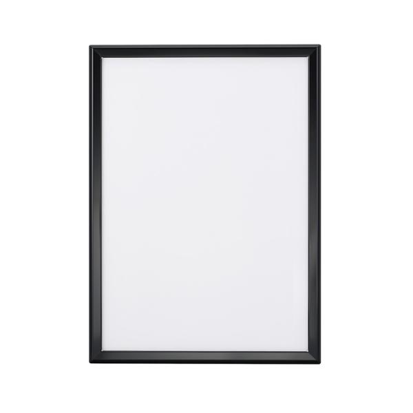 ポスターフレーム ポスター額 A2 壁付け 四辺開閉式 ポスターグリップマイター PG-32Mツヤ有ブラック 屋内用