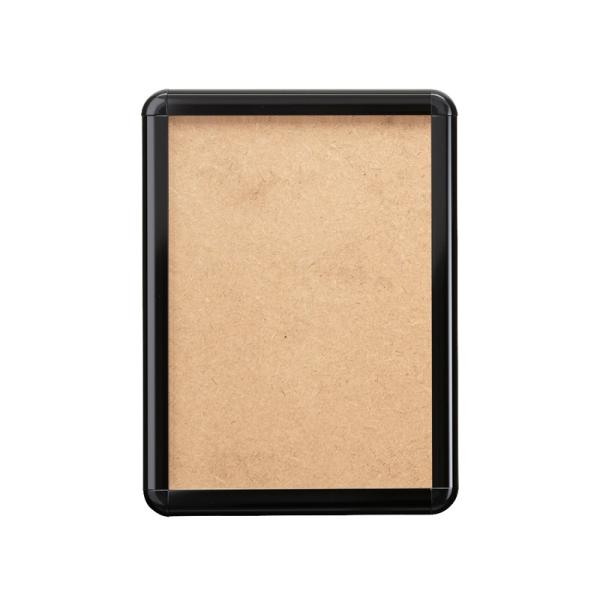 ポスターフレーム ポスター額 エレベーターパネル 裏面 マグネット 壁 EVPG-20R A4 ツヤ有ブラック 屋内用