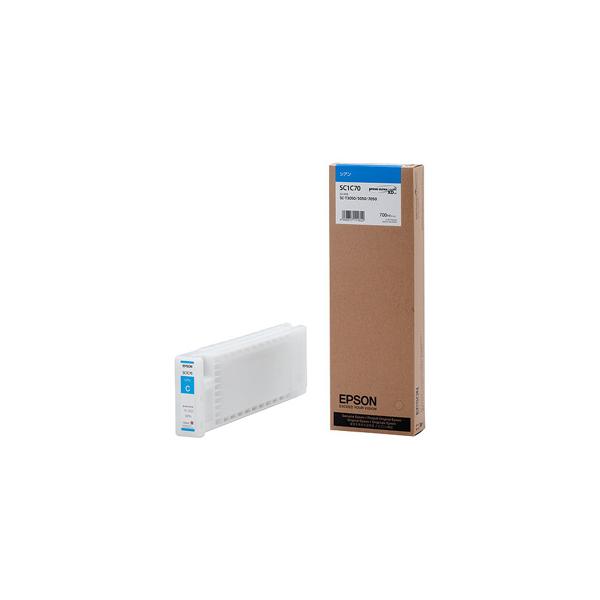 エプソン　インクカートリッジ　シアン　７００ｍｌ　ＳＣ１Ｃ７０　１個 ヨドバシ.com - エプソン EPSON インクカートリッジ シアン 700ml
