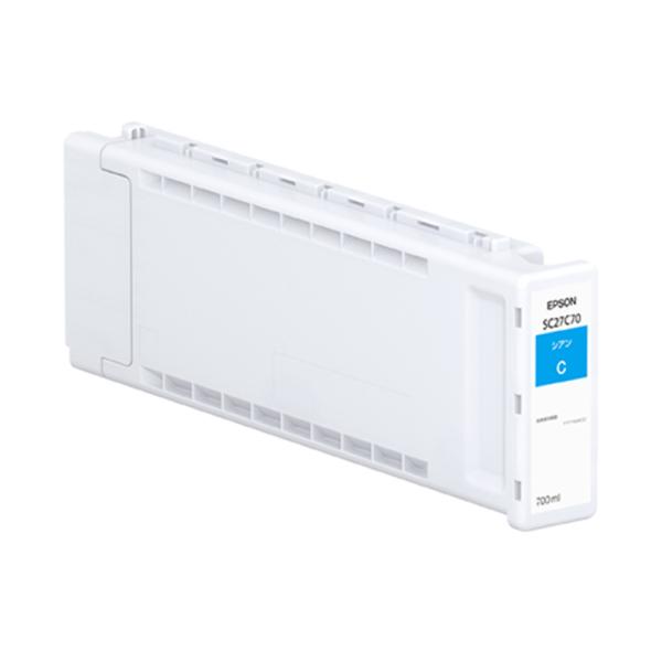 エプソン 純正 インク カートリッジ SC27C70 シアン 700ml インクジェットインク