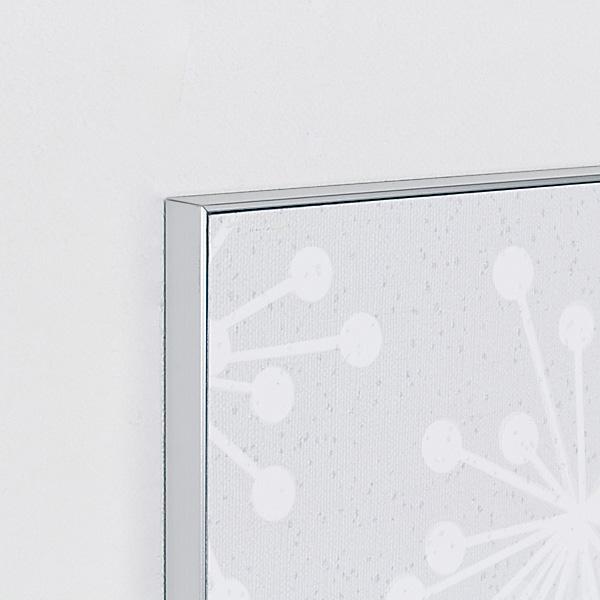 マグネットボード おしゃれ 壁 壁付け アルモード 掲示ボード 694 シルバー/ボード北欧柄 屋内用 W1500×H900 694C-HO 1500×900_1