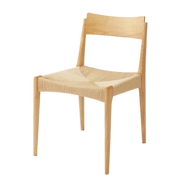 ダイニングチェア おしゃれ 椅子 チェアー 北欧 ペーパーコード アームレス 肘なし ナチュラル ACE-73NA