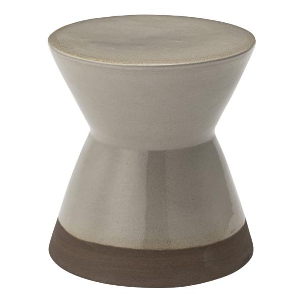 チェア スツール ミニスツール 椅子 花台 陶器 円形 おしゃれ 腰掛 背もたれなし カラフル 安い 人気 グレー CLY-20GY