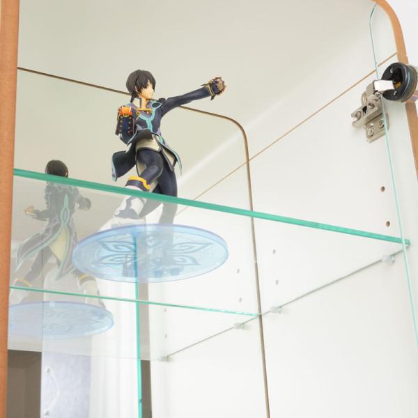 コレクションボックス 木製 フィギュアケース ショーケース アクリルスタンド 収納棚 安い 人気 コレクションシェルフL ナチュラル PT-612NA