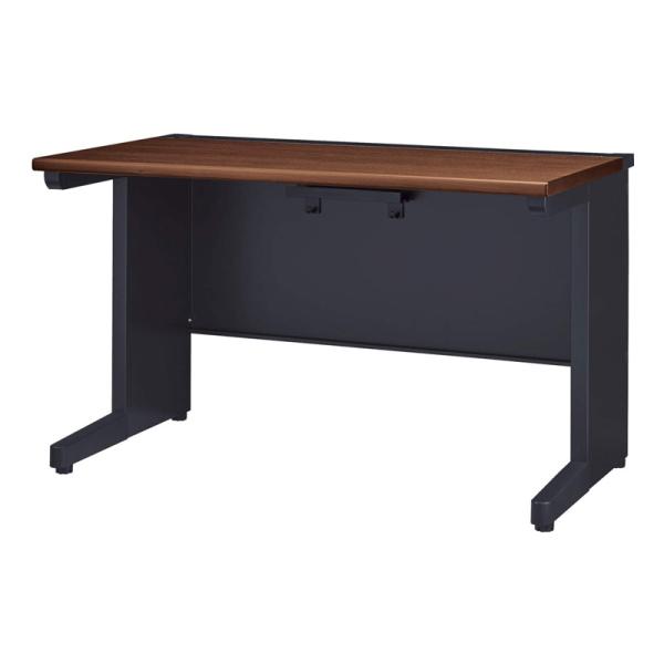 オフィスデスク W1400 YDHシリーズ ブラックエディション 平机 YDH-M147N-WNK 316-53