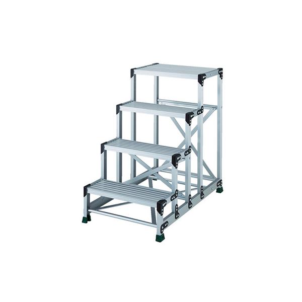 トラスコ TRUSCO オレンジブック 踏み台 作業台 H1m 作業用踏台 高強度タイプ・段高250mm TSF-4610 855-7679