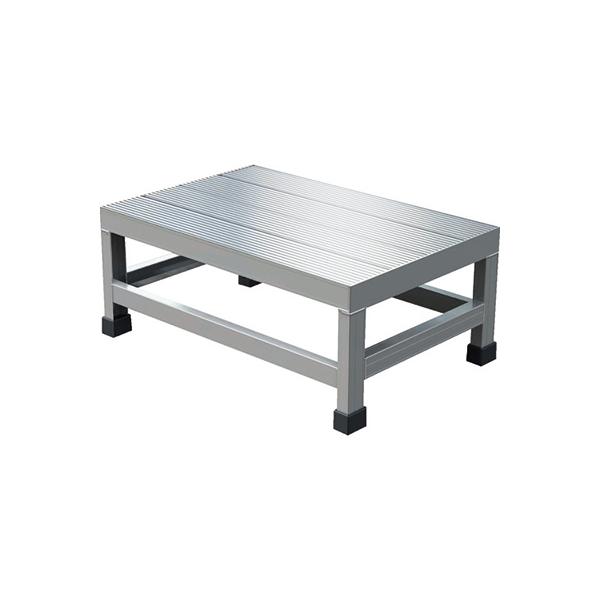 トラスコ TRUSCO オレンジブック 業務用 アルミ製溶接一体構造型作業台 一段 WTDB-6425 207-4483