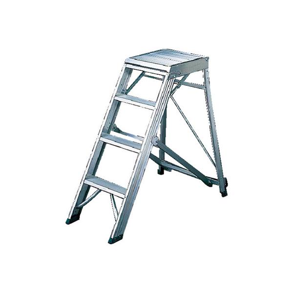 トラスコ中山 (TRUSCO) 業務用 踏み台 作業台 折りたたみ式薄型幅広踏台(片側昇降タイプ) 3段 H0.8m TAU-3UF 207-4445 トラスコ中山 (TRUSCO) 業務用 踏み台 作業台 縞板タイプ・段高300mm