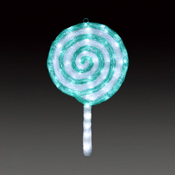 イルミネーション LEDクリスタルグロー ロリポップ メロン 62827-02