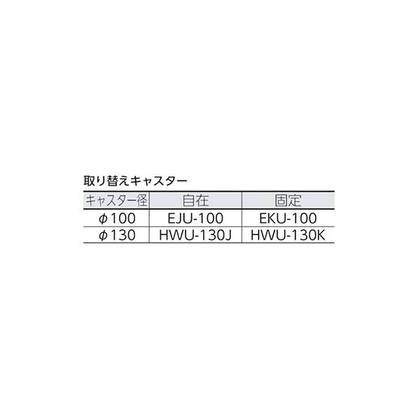 トラスコ TRUSCO オレンジブック 業務用 折りたたみ MKP樹脂製運搬車 折りたたみハンドル ブラック MKP-151U 767-9432_3