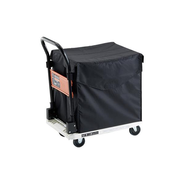 トラスコ TRUSCO オレンジブック 業務用 樹脂台車 カルティオ 折畳ハンドル ホワイト MPK720-W-CHB 161-4008
