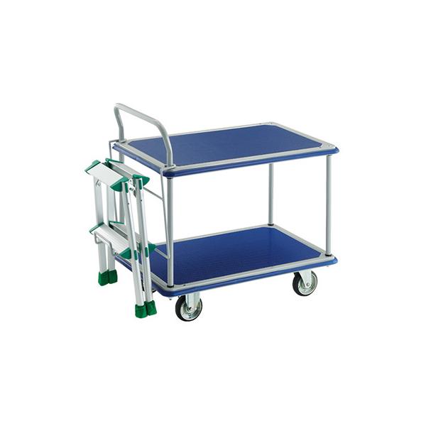 トラスコ TRUSCO オレンジブック 業務用 プレス製運搬車 ドンキカート 片袖2段タイプ 304N-TAF2 194-8211