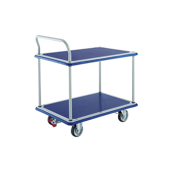 トラスコ TRUSCO オレンジブック 業務用 プレス製運搬車 ドンキカート 片袖2段タイプ 204NJKRS-4 856-4196