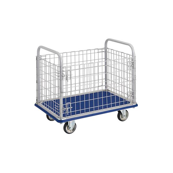 トラスコ TRUSCO オレンジブック 業務用 プレス製運搬車 ドンキカート 金網付タイプ 307N 414-5461