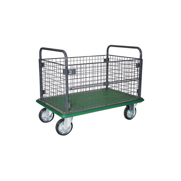 トラスコ TRUSCO オレンジブック 業務用 プレス製運搬車 ハイグレード運搬車 金網付 507EBN 336-4186
