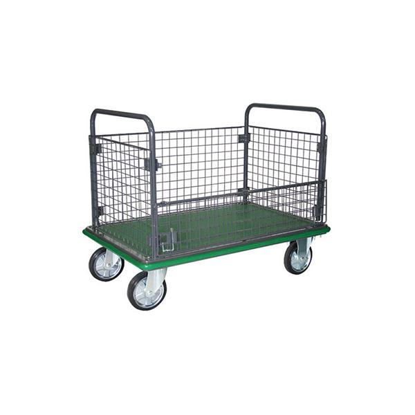 トラスコ TRUSCO オレンジブック 業務用 プレス製運搬車 ハイグレード運搬車 金網付 507EBN 336-4186_1