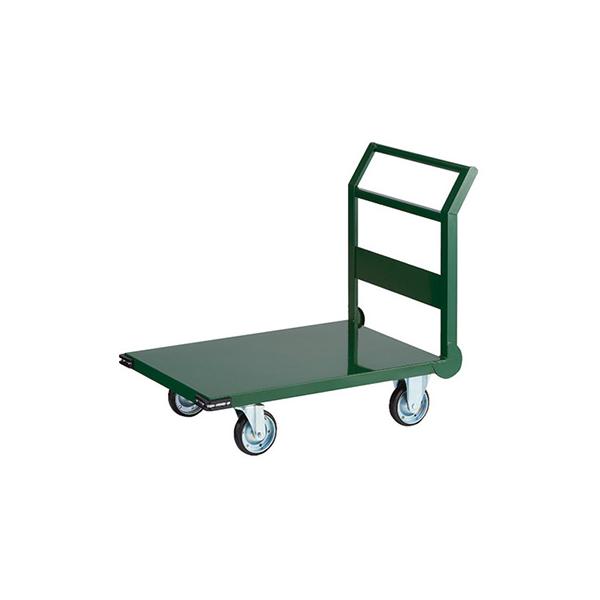 トラスコ TRUSCO オレンジブック 業務用 鋼鉄製運搬車 固定ハンドルタイプ SH-2NE-GN 464-7891