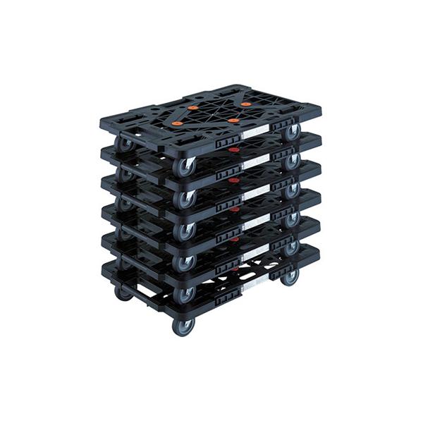 トラスコ TRUSCO オレンジブック 業務用 ルートバン メッシュタイプ ブラック MPK-600-BK-M6 6台入り 856-4245