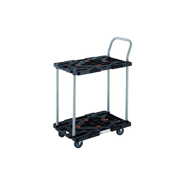 トラスコ TRUSCO オレンジブック 業務用 ルートバン メッシュタイプ・2段式・ハンドル付 ブルー MPK-6024J-B 868-8616