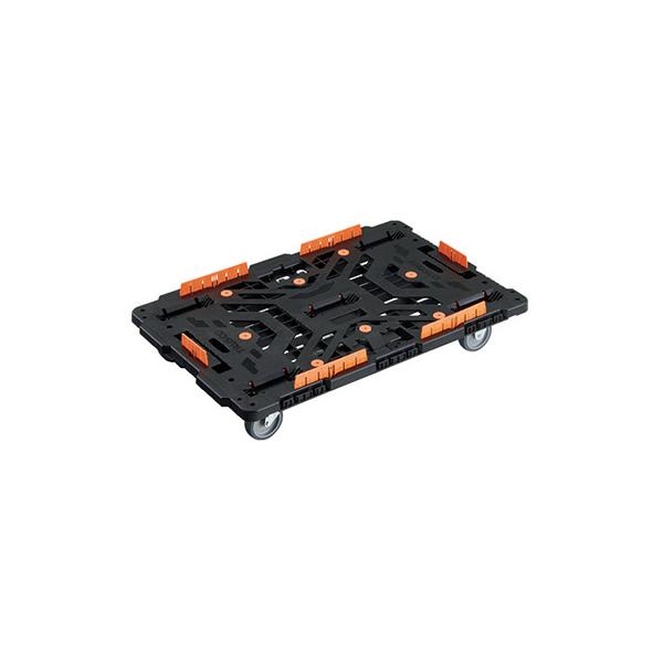 トラスコ TRUSCO オレンジブック 業務用 ビートル 平台車・収納式柵付 BT900KJ3-E100 206-3303