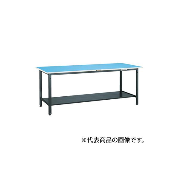 トラスコ TRUSCO オレンジブック 業務用 軽量作業台 下棚2枚付 ホワイト1800X900X740mm BE-1890LT2W 856-3842