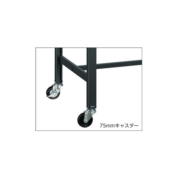 トラスコ TRUSCO オレンジブック 軽量作業台 キャスター付 ホワイト 1800X900X809mm BER-1890C75W 856-3755