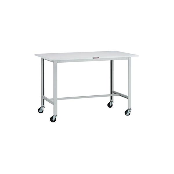 トラスコ TRUSCO オレンジブック 軽量作業台 キャスター付 ホワイト 1200X750X809mm AO-1275C75 125-9139