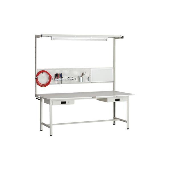 トラスコ TRUSCO オレンジブック 業務用 軽量作業台 基本タイプ ホワイト1800X600X740mm RAE2-1860 W 161-1327_1