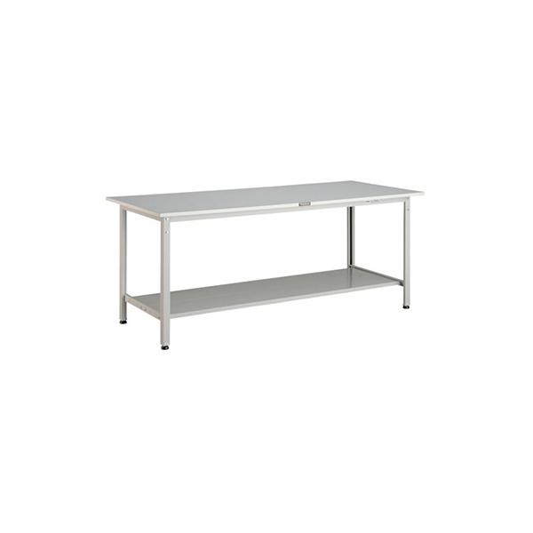 トラスコ TRUSCO オレンジブック 軽量作業台 下棚2枚付 ホワイト 1800X900X740mm RAE-1809LT2 W 467-2178