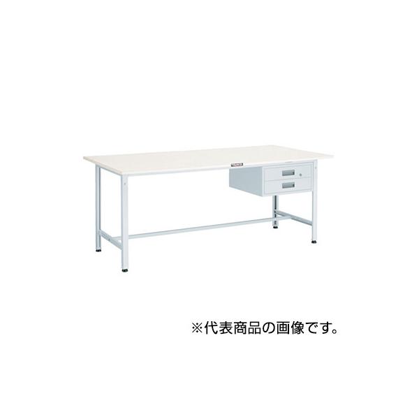 トラスコ TRUSCO オレンジブック 軽量作業台 2段引出し付 ホワイト 1800X900X740mm RAE-1809F2 W 467-2151