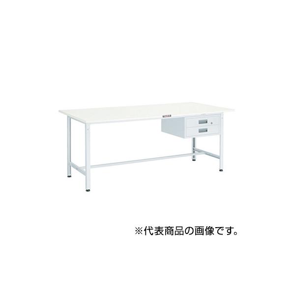 トラスコ TRUSCO 業務用 軽量作業台 2段引出し付 ダークグレー 1800X900X740mm SAE-1809F2 DG 770-3317