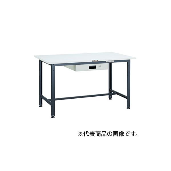 トラスコ TRUSCO 業務用 軽量作業台 薄型1段引出し付 ホワイト 1800X900X740mm AE-1809UDK1W 770-1781