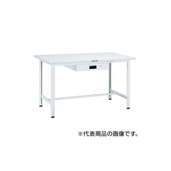トラスコ TRUSCO 業務用 軽量作業台 薄型1段引出し付 ホワイト 1800X900X740mm RAE-1809UDK1W 770-2850