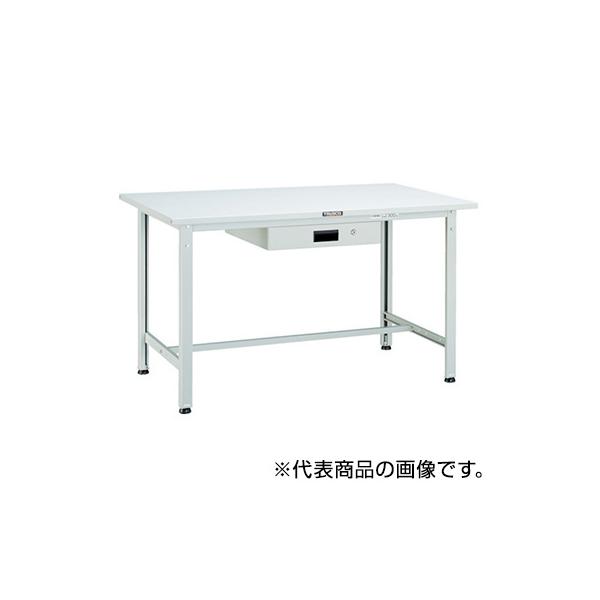 トラスコ TRUSCO 業務用 軽量作業台 薄型1段引出し付 ホワイト 1800X900X740mm SAE-1809UDK1 W 454-6661
